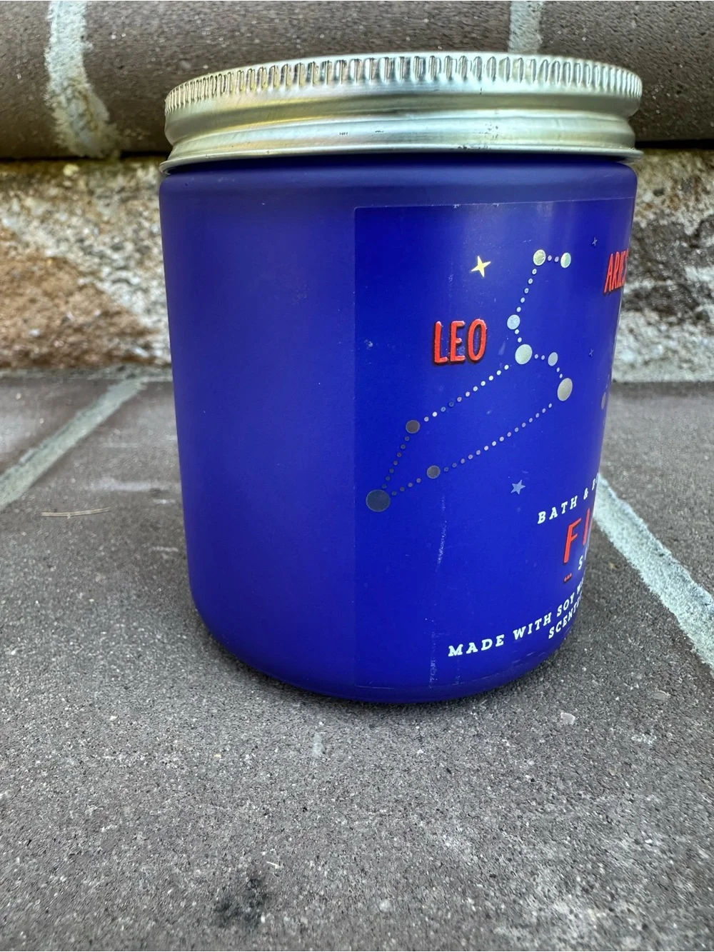 NWT Bath & Body Works FIRE Astrological Leo Sagittarius Aries 7 Oz Candle